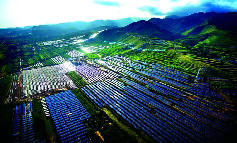 山西:光伏藍(lán)色好風(fēng)景帶來綠色好“光”景