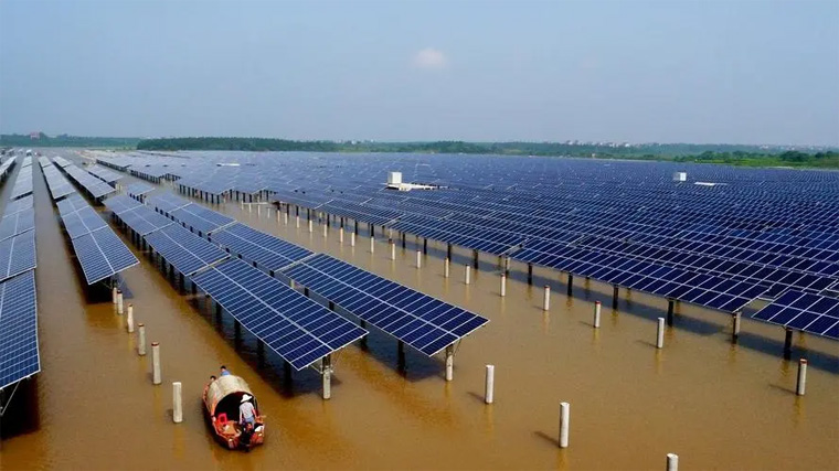 漁光互補(bǔ)的利弊，光伏塘可以養(yǎng)蝦嗎